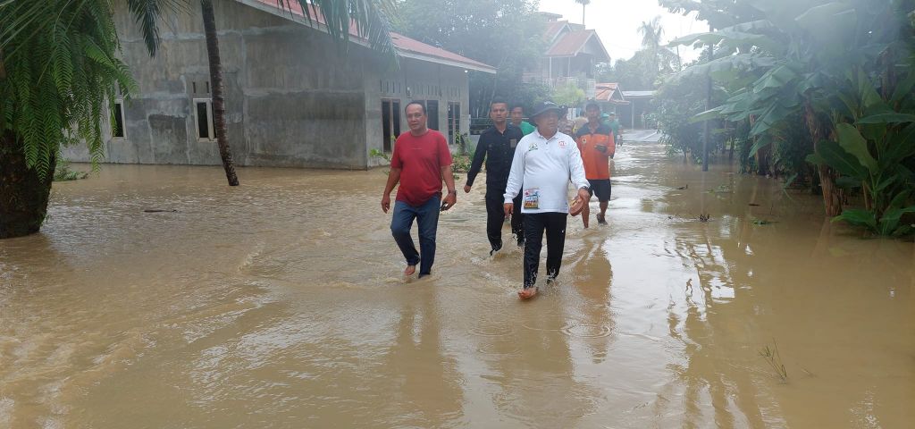 PANTAU LANGSUNG KONDISI BANJIR, PJ. BUPATI ASRA: ACEH TAMIANG SIAGA SATU